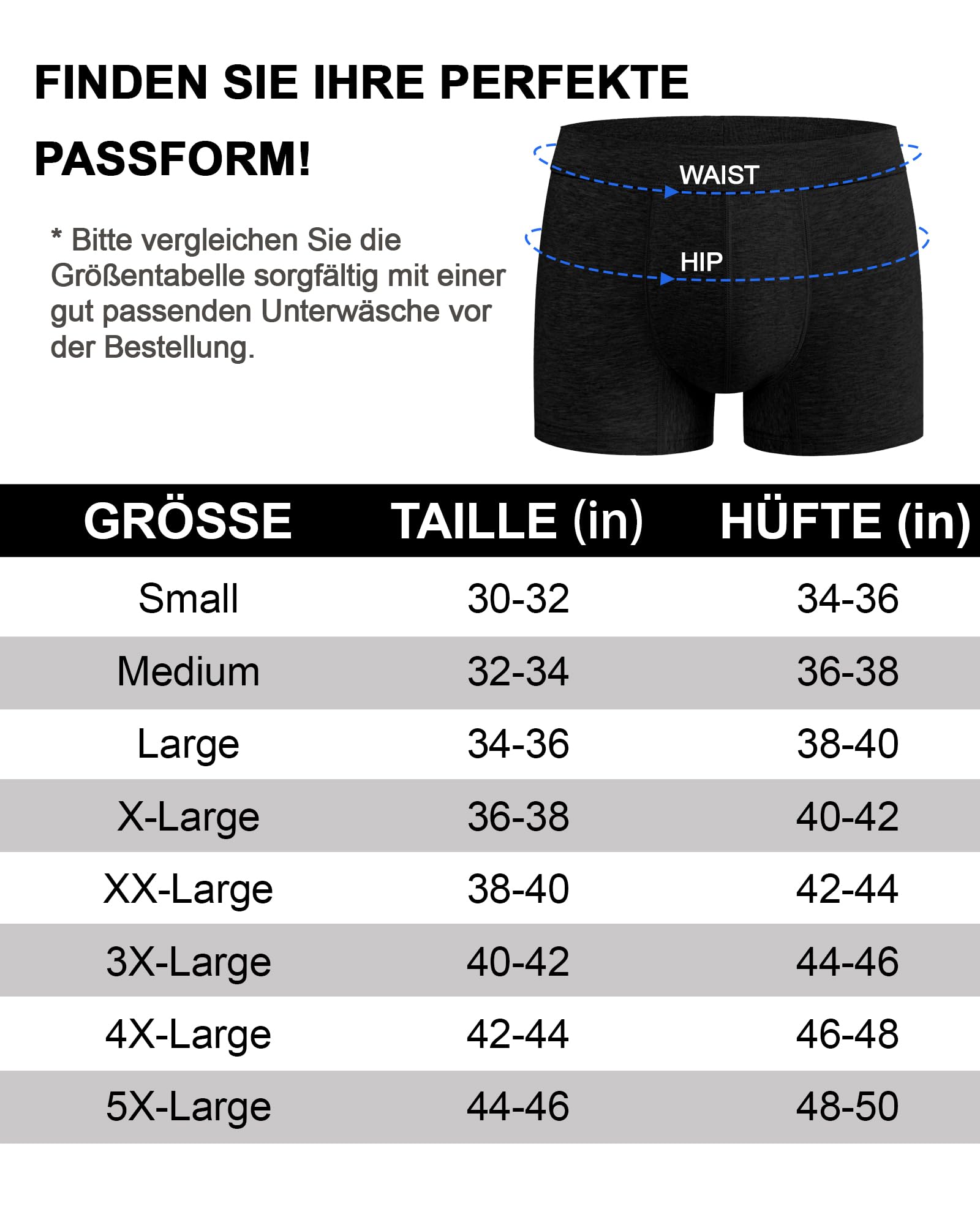 BATTEWA Inkontinenz Pants Männer 50ML Saugfähige Waschbare Inkontinenz Boxershorts, Wiederverwendbare Auslaufsichere Unterhosen 3er Pack, Schwarz, XL
