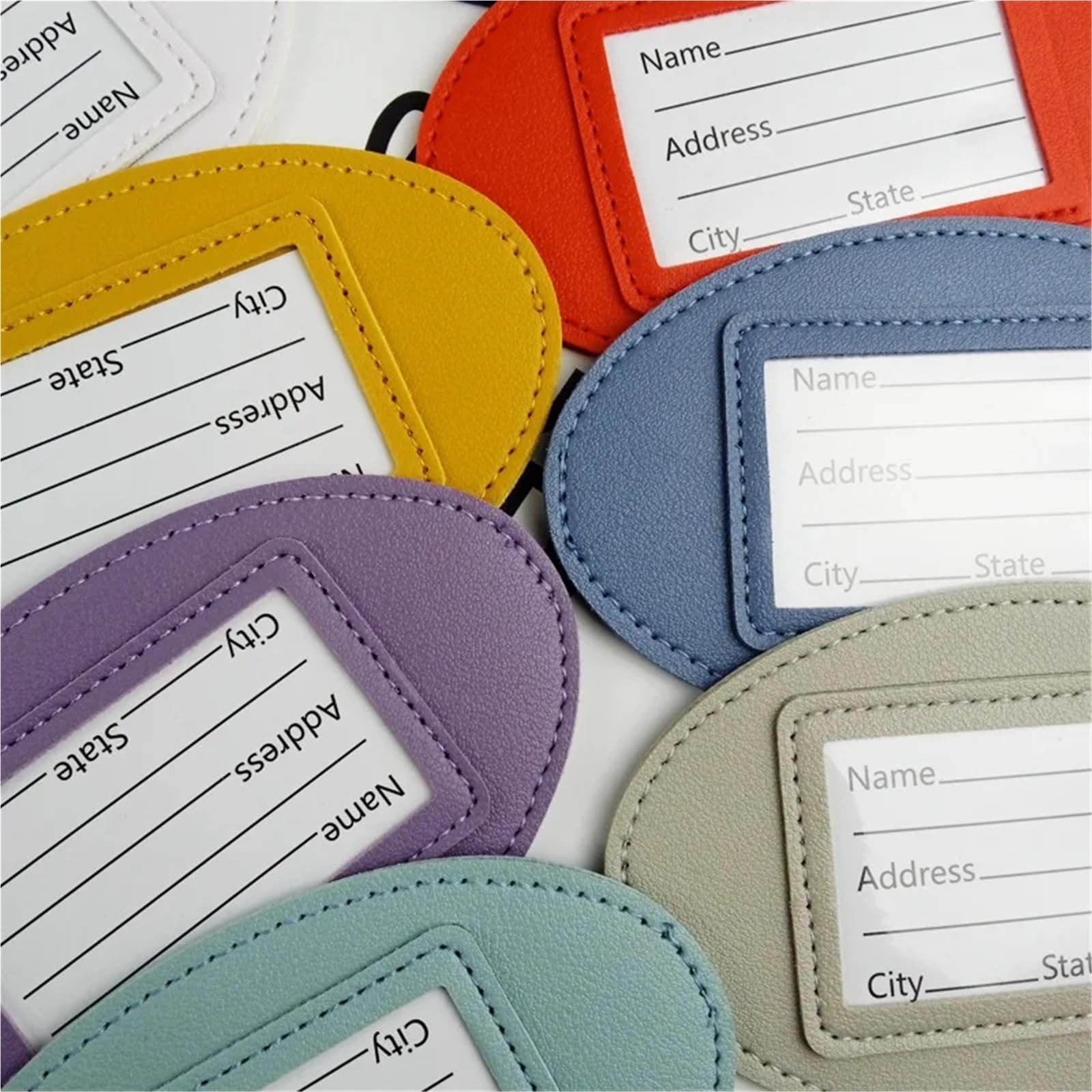 Etichetta for bagaglio da viaggio: colorata for una facile identificazione del Per Bagaglio Valigie(TY 9-piece set)