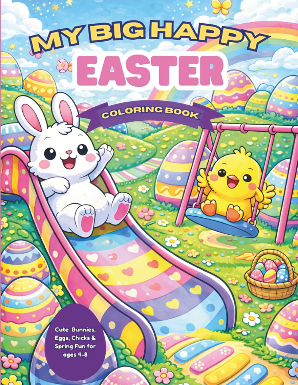 My Big Happy Easter Coloring Book