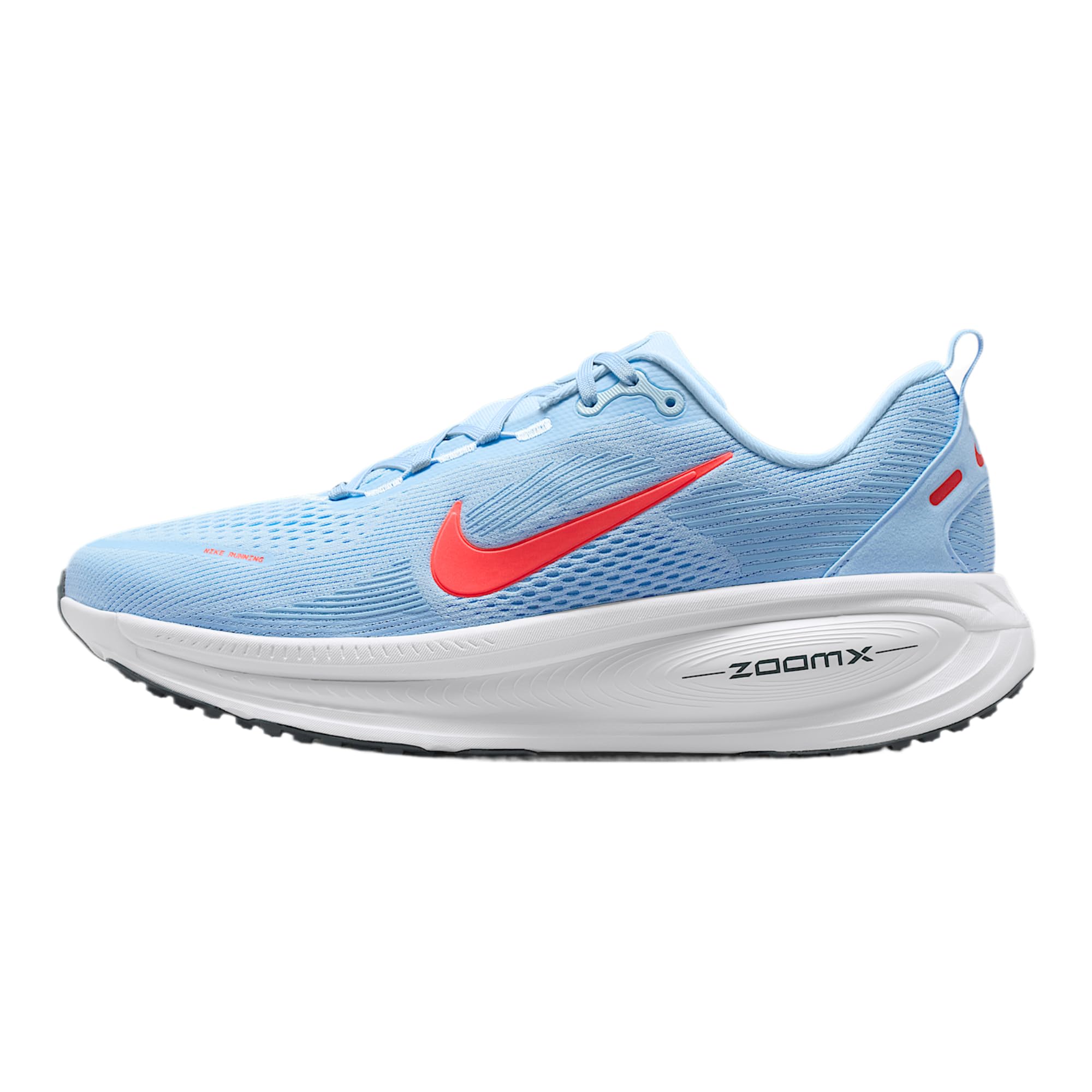 Vomero 18 Men's Road Running Shoes (Ice Blue/White/Blue Fox/Bright Crimson)