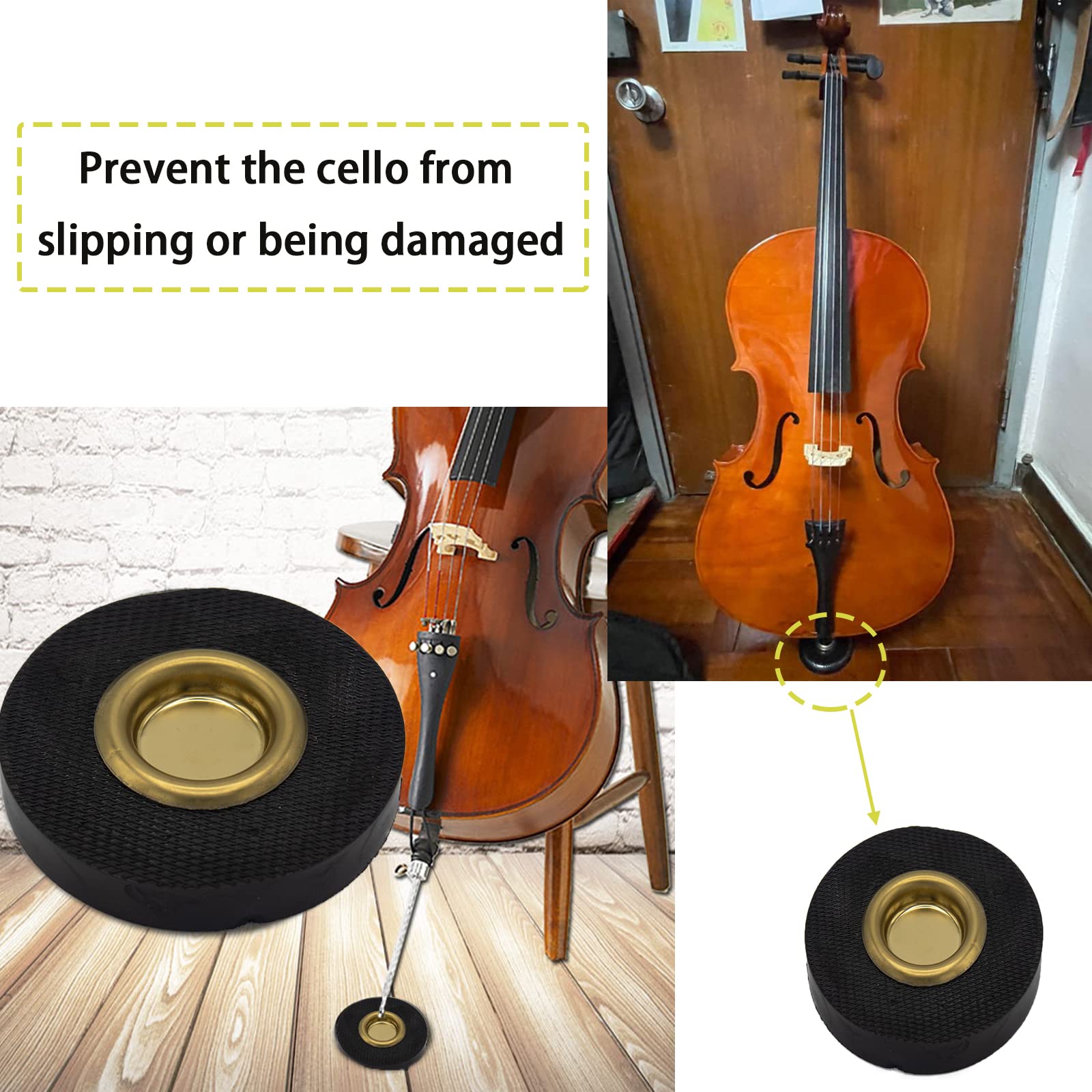 Amazon | Cheerock Cello エンドピンストッパー 滑り止め チェロ