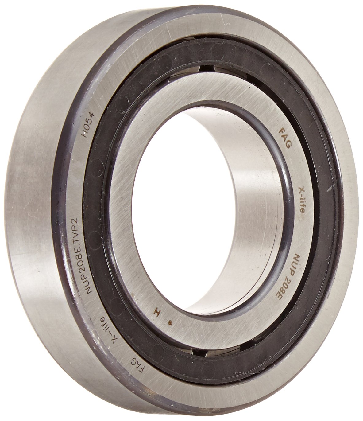 FAG NUP208E-TVP2 Zylinderrollenlager, einreihig, gerade Bohrung, abnehmbarer Innenring, zweiteilig, hohe Kapazität, normaler Abstand, metrisch, 40 mm Innendurchmesser, 80 mm Außendurchmesser, 18 mm Breite