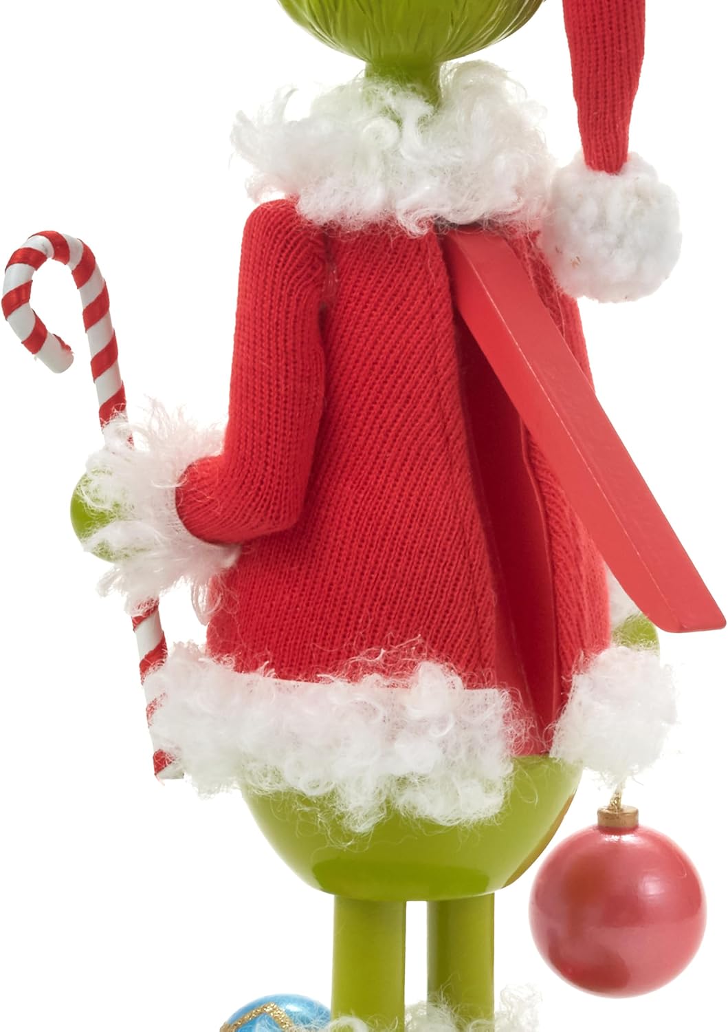 Hallmark Dr. Seuss's How The Grinch Stole Christmas! Nutcracker Figurine, 12" (Grinch in Santa Suit) Gift for Fans and Collectors