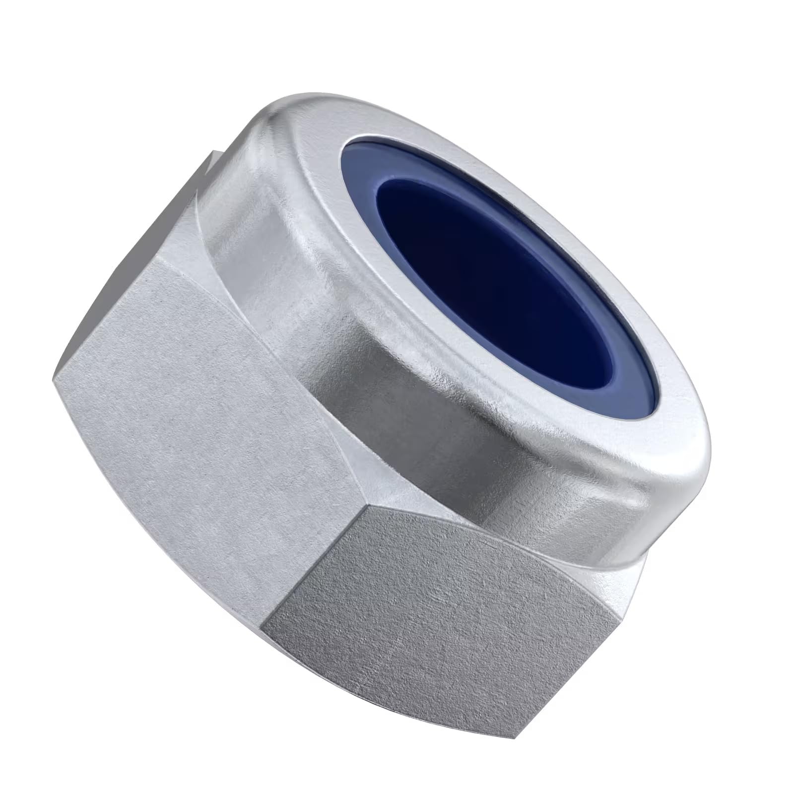 Accu - M2.5 Hexagon Nylon Locking Nuts (DIN 985) - Stainless Steel (A2) (Pack of 100)