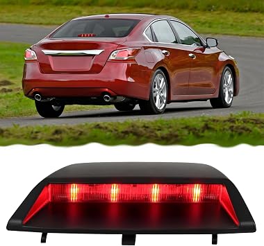 3rd Third Brake Light Fits 2013-2018 Nissan Altima Sedan Black