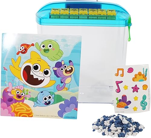 Miniatura 7 de PENN-PLAX Baby Shark Rite-Bite - Tanque educativo Betta - Un primer acuario perfecto para niños con supervisión de adultos - 1.13 galones