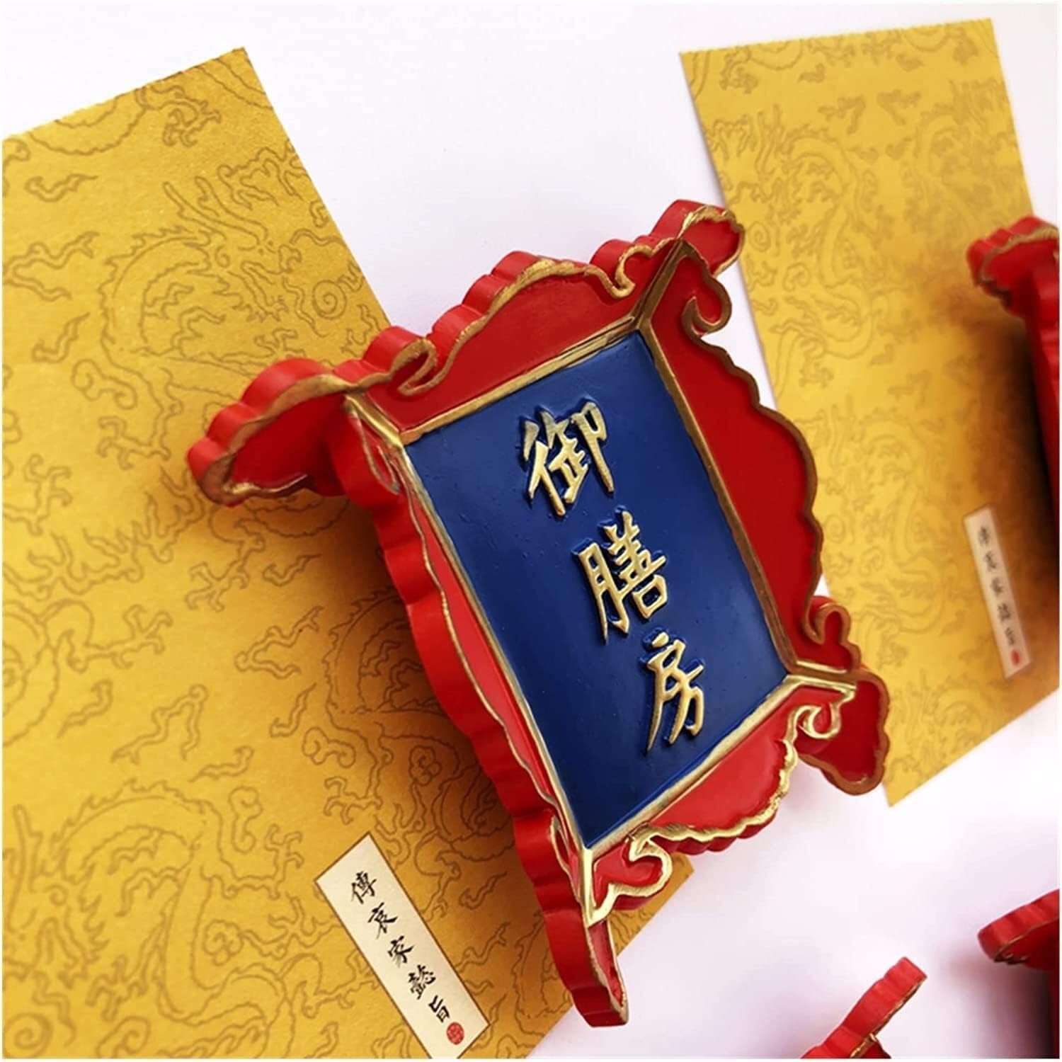 Fridge Magnet,Magnets, The Palace Museum Plaque Refrigerator Stickers Chinese Style Elements Travel Souvenirs Home Decoration Magnetic(Style13)