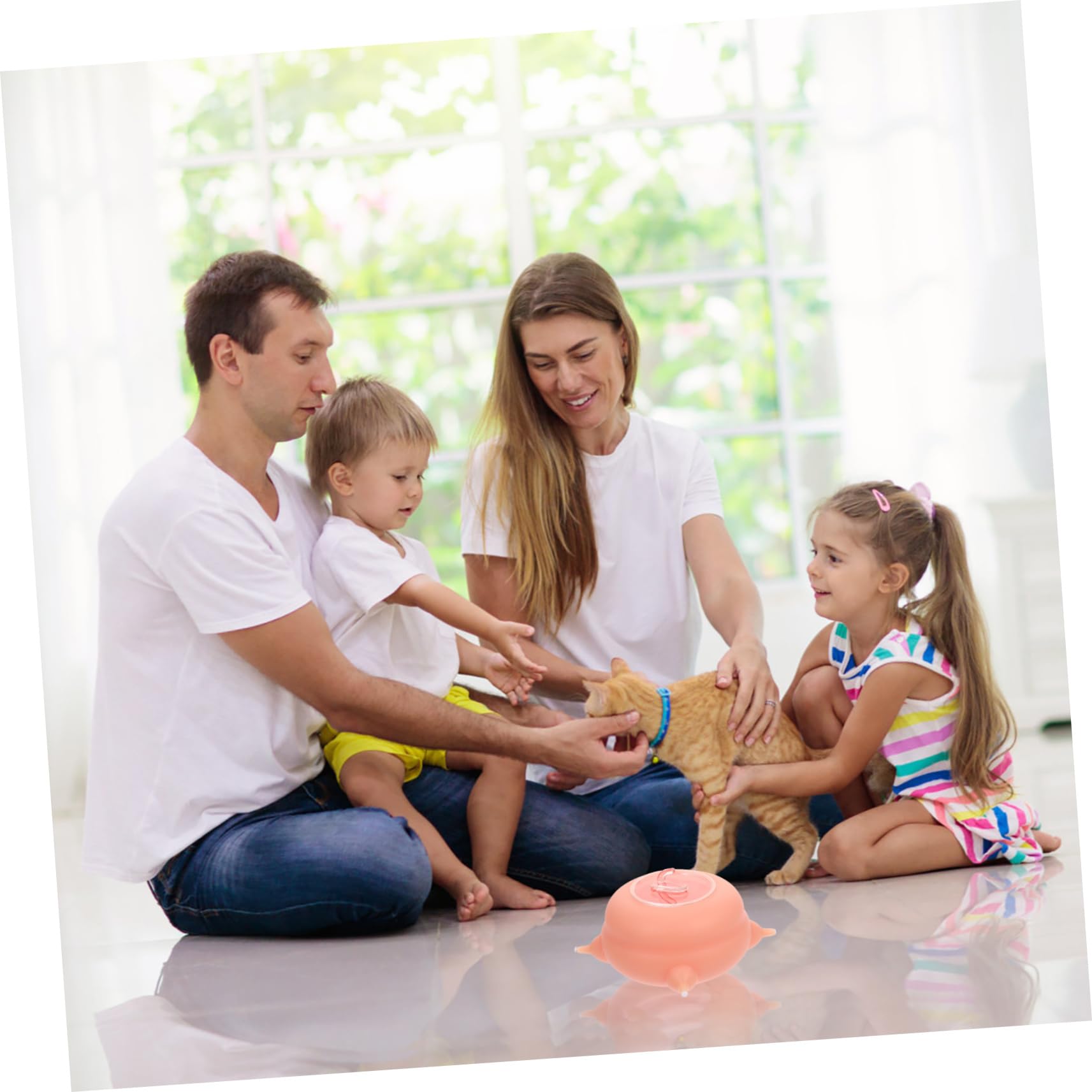 Angoily Biberon per Gattini in Silicone Rosa Facile da Pulire, Giocattolo per Addestramento Animali Domestici, Accessorio per Allattamento Cuccioli Appena Nati