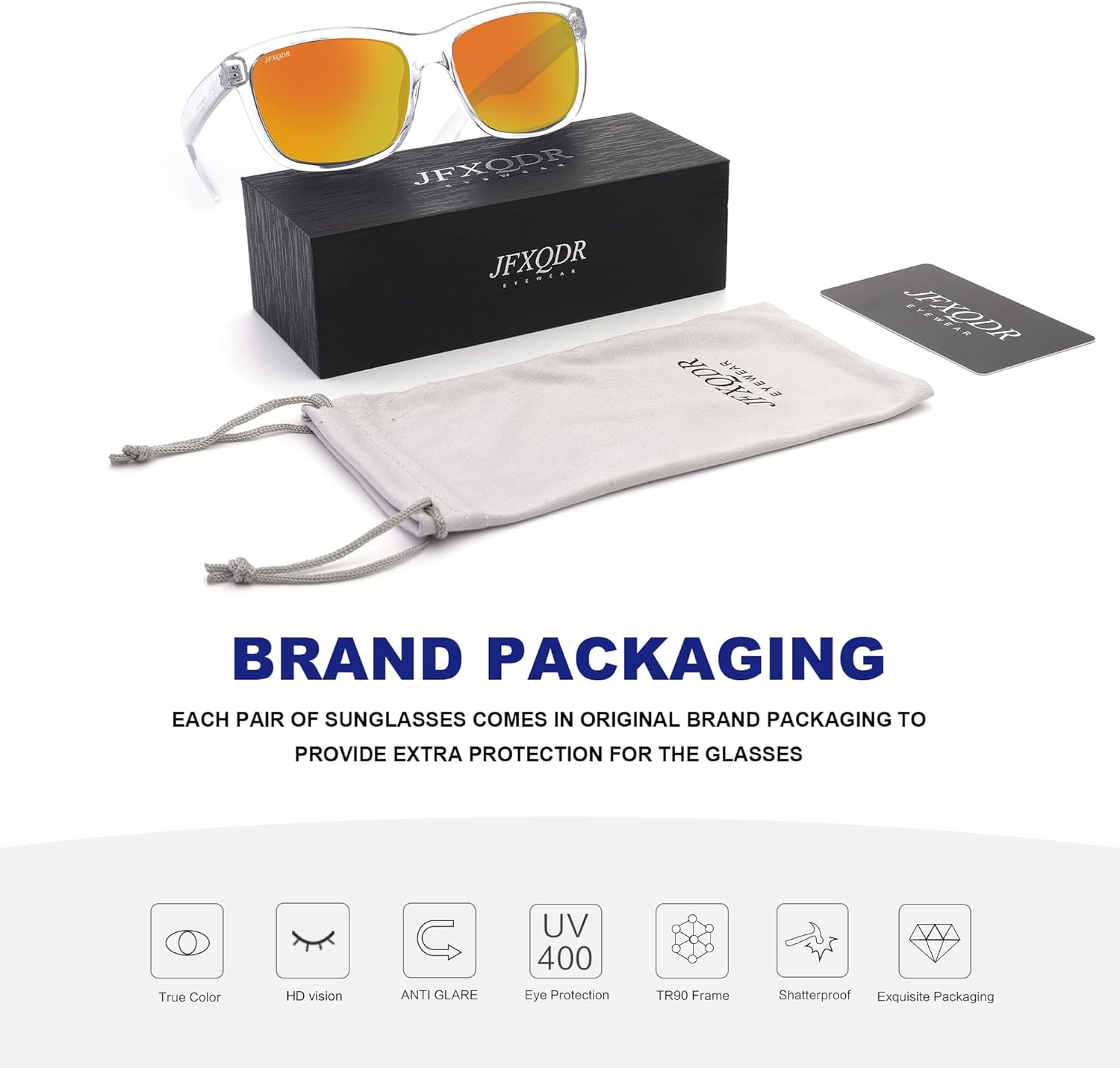 Polarized Sunglasses for Women and Men, Fishing Driving Sun Glasses UV Glare Protection RFS8201 - Image 6