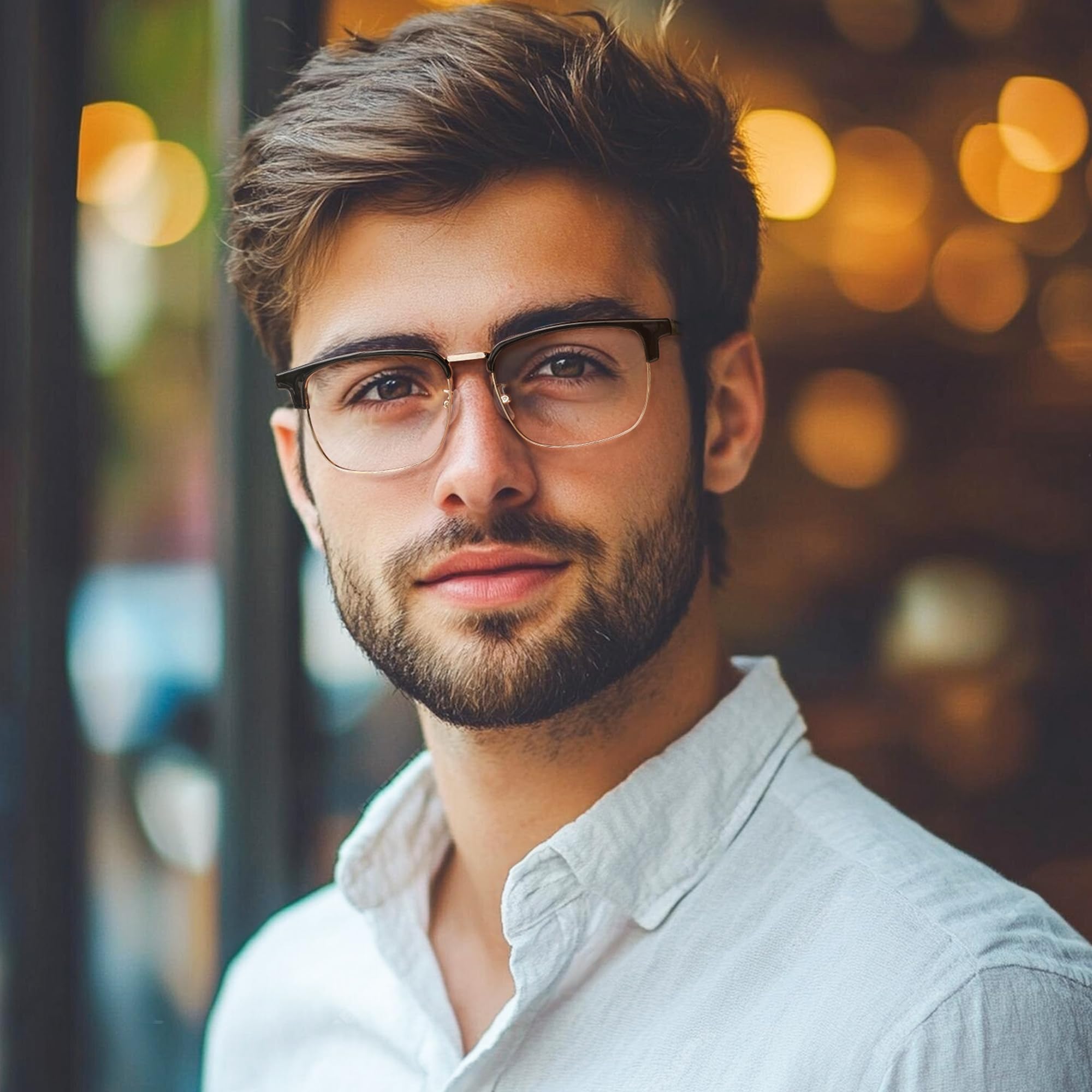 Cyxus Occhiali da sole con filtro per la luce blu, senza prescrizione medica, per uomo e donna, occhiali di sicurezza per computer, occhiali da gioco 8216