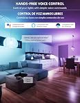 Ampoules lumineuses intelligentes, RGBCW Ampoule lumineuse à changement de couleur, 7W A19 Bulbe led 60W Équivalent, Ampoules intelligentes qui fonctionnent avec Alexa Google Home, Pas de Hub requis, 2 Paquet...