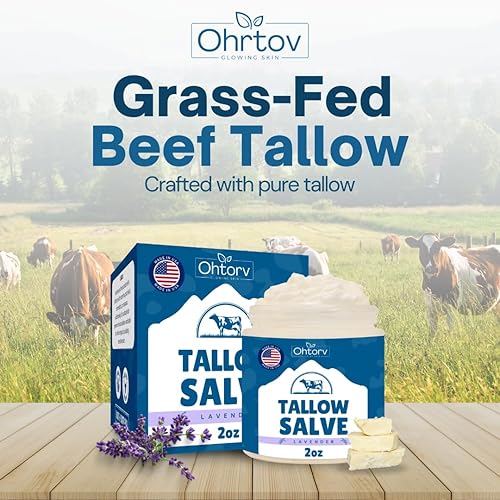 Miniatura 2 de Salve de ternera - Bálsamo para todo uso natural de carne de res alimentada con pasto y miel - Crema corporal hidratante ideal para eczema, piel