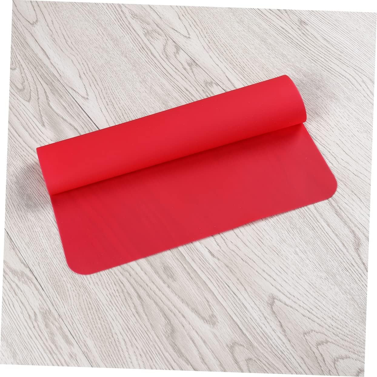 KICHOUSE Heat Resistant Cup and Bowl Mat Anti-Slip Insulation Pad for Kitchen and Dining Use Red