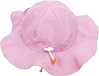 Vista 30 de SimpliKids Sombrero de sol para bebé de ala ancha con protección solar UPF 50+ UV Ray Azul claro #1