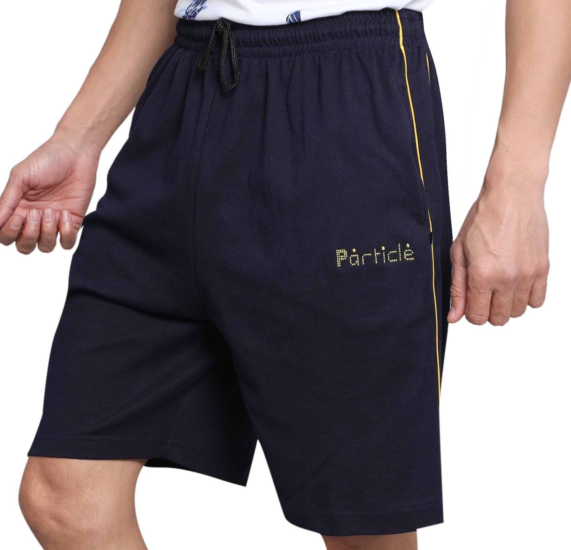 particle Plus Size Regular Fit Cotton Shorts for Men-picture-35