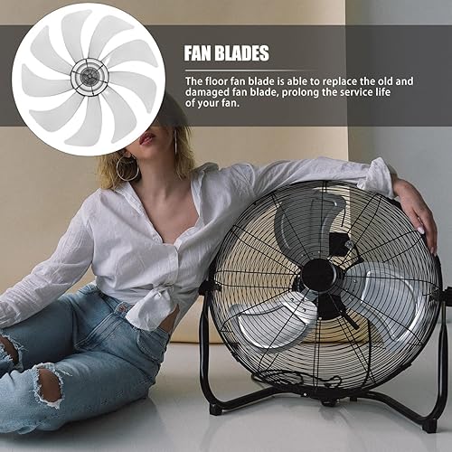 Miniatura 4 de MERRYHAPY Cuchillas de ventilador de repuesto para ventiladores de mesa y pedestal de pie, material resistente a altas temperaturas y accesorios de