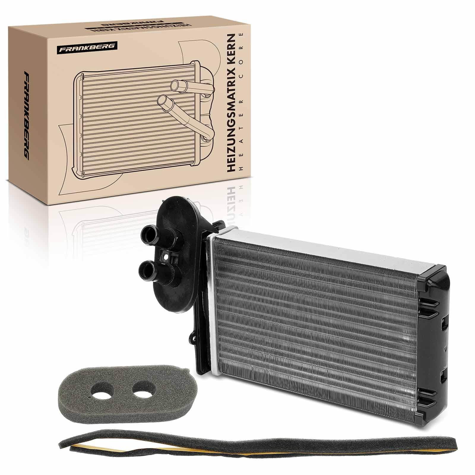 Frankberg Échangeur de chaleur pour chauffage intérieur, essence/diesel | 191819031C; Compatible avec: P.a.s.s.a.t Variant 35I 3A5, Golf IV Variant 1J5, Nouvelle Coccinelle 1C1 9C1