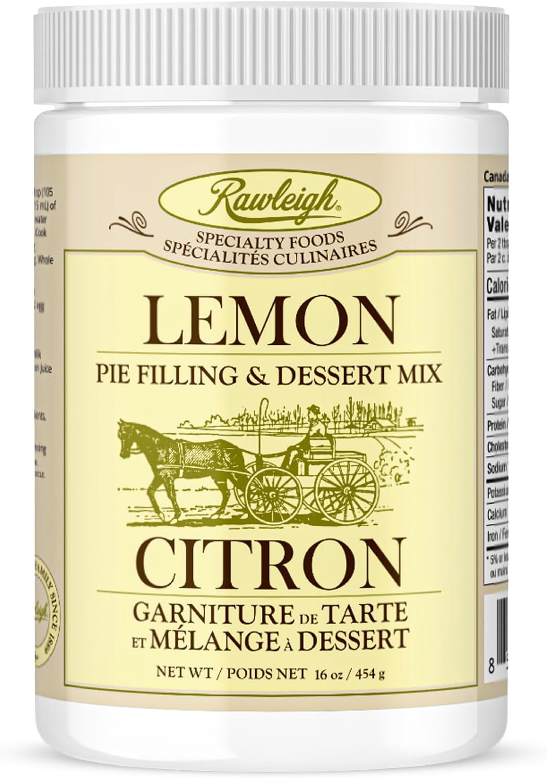 - Rawleigh Lemon Pie Filling & Dessert Mix (16 oz) – Makes Up to 7 Pies – Traditional Cook & Serve Lemon Dessert Base – Gluten Free, No MSG, Versatile for Pies, Pudding & More
