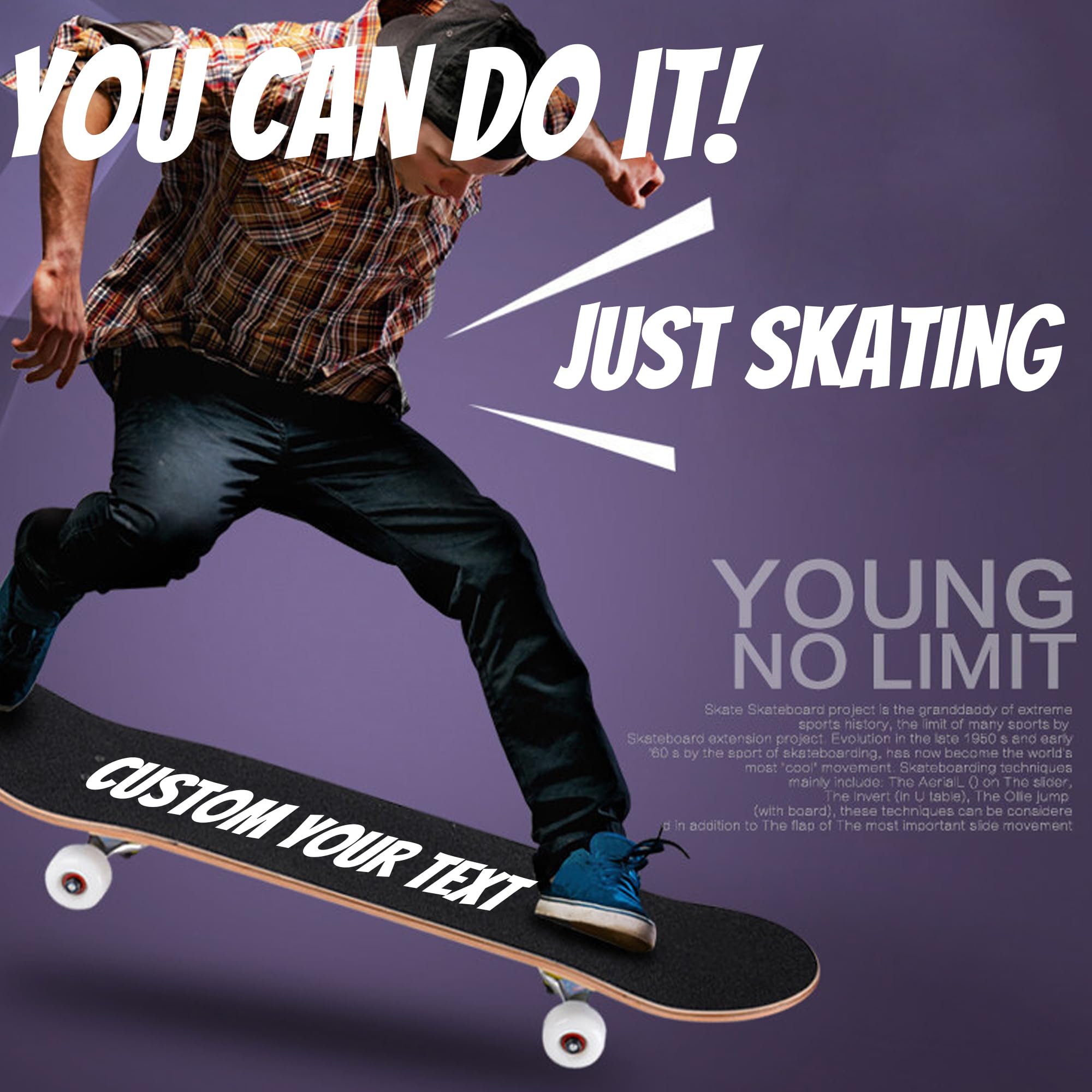 Custom Standard Skateboard,Personalized 31