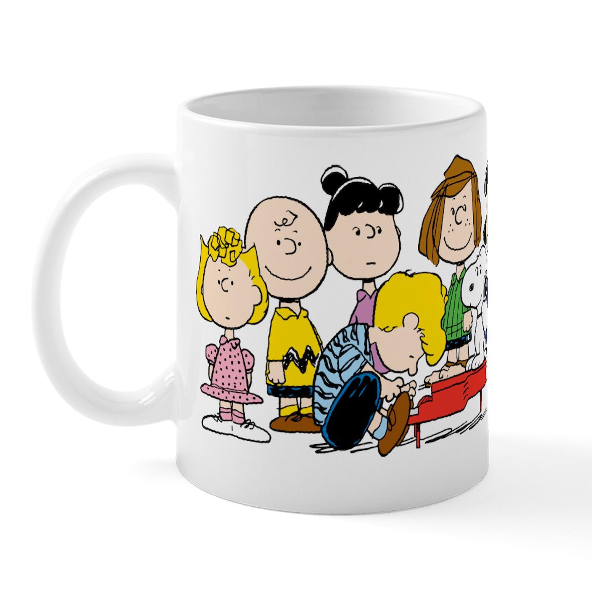 CafePress Peanuts Gang Music Mugs 11 oz (325 ml) Ceramic Coffee Mug