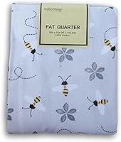 Vista 32 de Fat Quarter 100% algodón para manualidades de costura, 18 x 21 pulgadas (pollos de granja de campo)