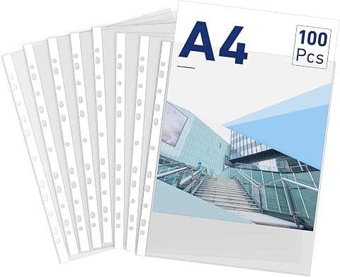 Digital sheet protectors, u shape, a4, 50 pack - crystal