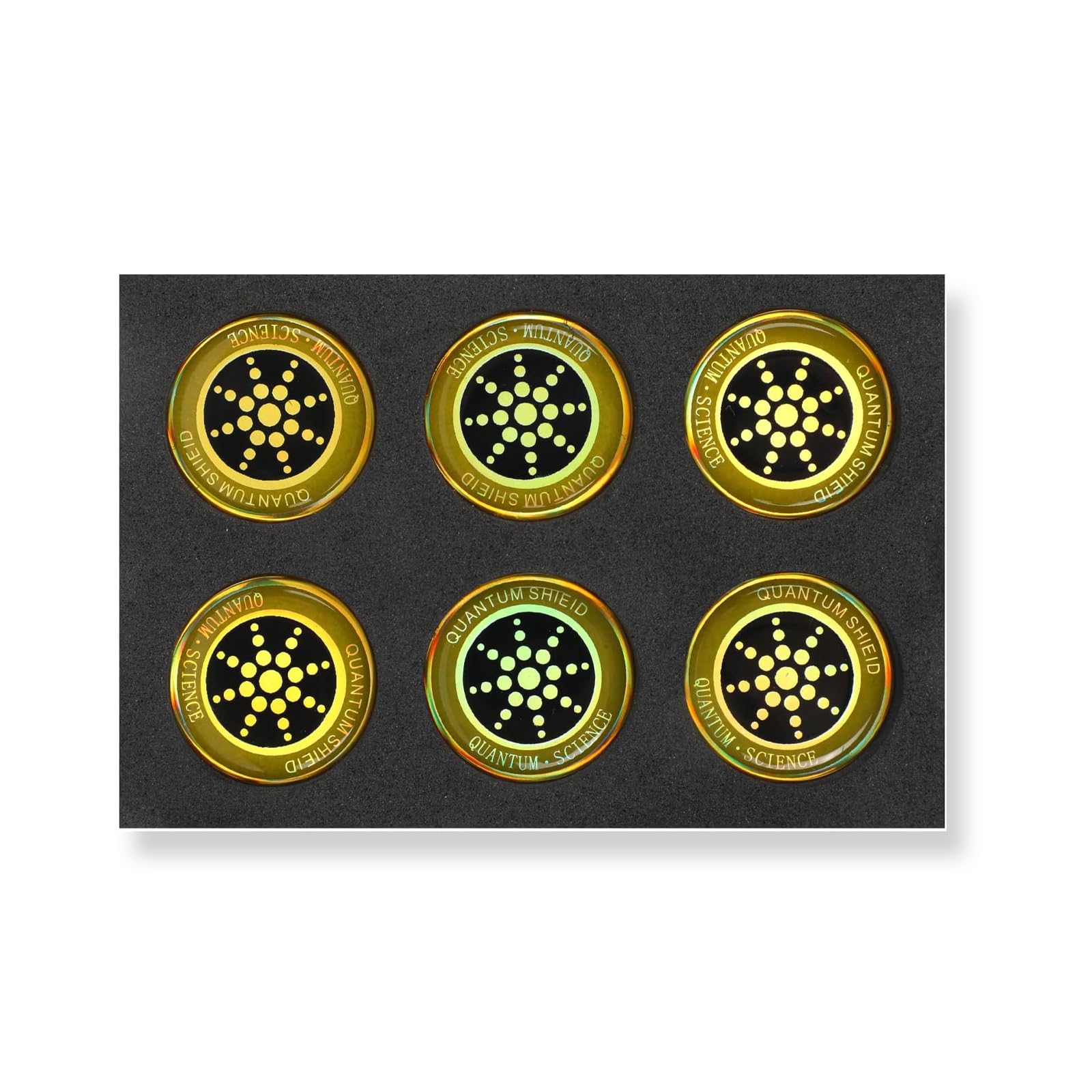 Labyrinxel EMF Stickers for Phones EMF Protection Stickers Adhesive Device Stickers for Phone Laptop Tablet Electronic Devices Self Adhesive Phone Stickers Set for Home Device Use