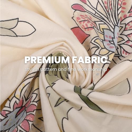 Miniatura 8 de SearchI Juego de 6 fundas de asiento para sillas de comedor repelentes al agua, fundas de asiento elásticas lavables para sillas de comedor,