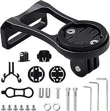 Bicycle Computer Mount, Aluminum Alloy Handlebar Adjustable Mount for Garmin Edge Bike, Compatible with Garmin Edge 25 130 200 500 510 540 810 1024 Road Bike Mountai
