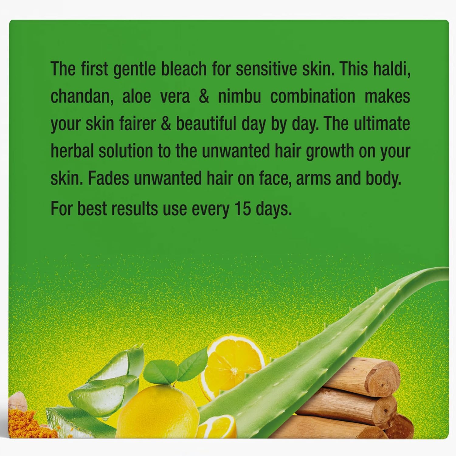 Generic Herb Based Bleach Herbal Bleach Organic Bleaching Cream With Natural Extracts No Side Effects (30 Gram), lemon