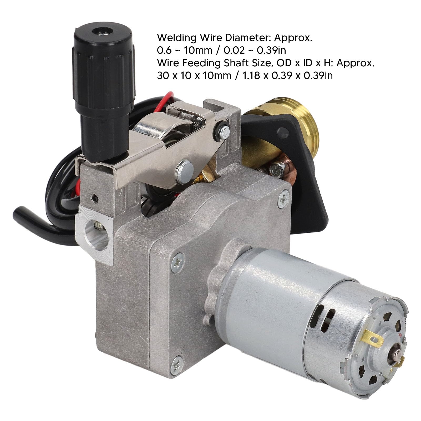Motore di Alimentazione Filo 24V 40W 2-15m/min Alimentatore Filo di Saldatura MIG MAG con velocità di Alimentazione Stabile per di Saldatura da 0,6-10mm