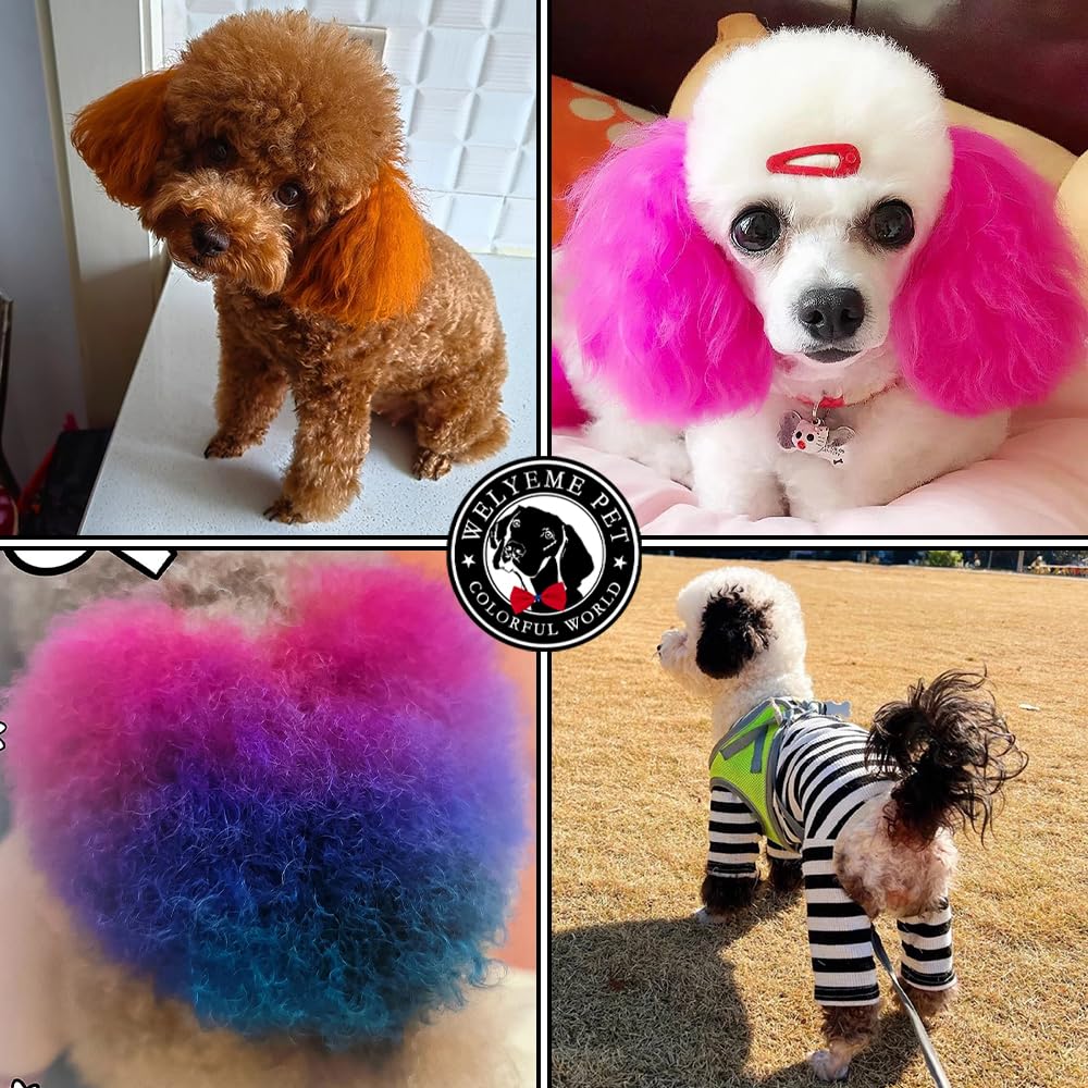 Semi-Permanent Dog Hair Dye, Food-Grade Pigment Dog