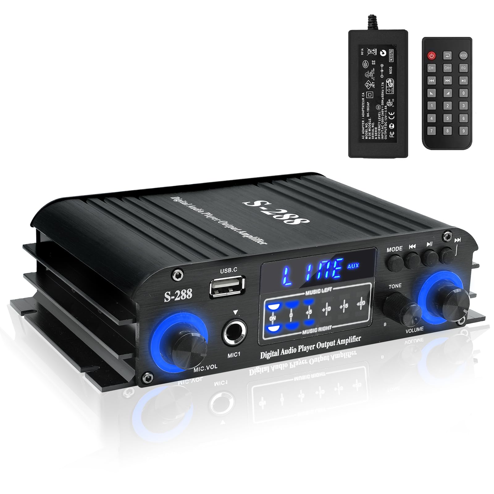 Amazon.com: 4 Channel Stereo Receivers Audio Home Amplifier Amazon.com: 4 Channel Stereo Receivers Audio Home Amplifier
