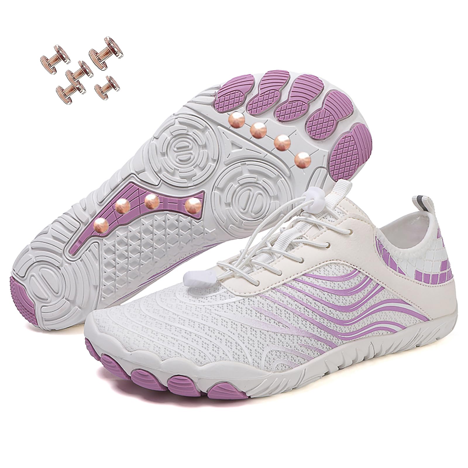 Grounding Shoes with Copper, New Waterproof Non-Slip Comfort Hike Shoe, Copper Grounded Barefoot Footwear Womens Mens