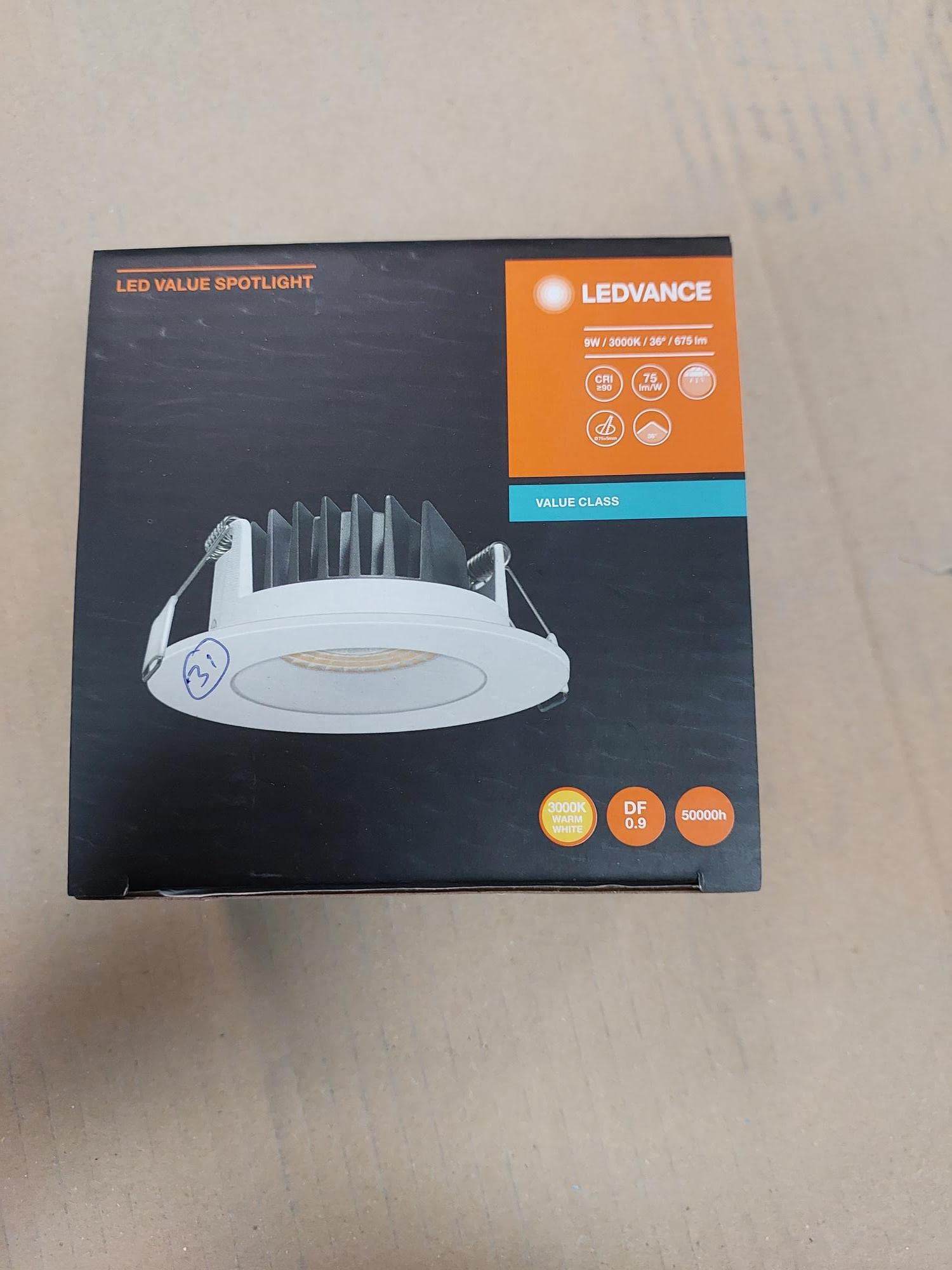 LEDVANCELed Spot Light 9W Warm White 3000K Dimmable