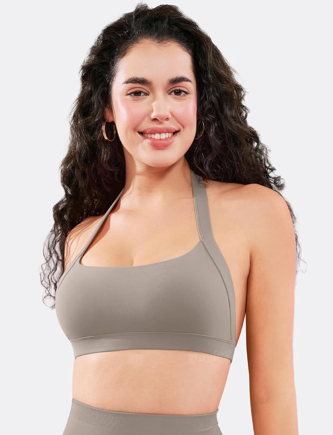 VOYJOY Sports Bras for Women Basic Wireless Bra Crop Workout Yoga Bra Sexy Tank Top - Image 7