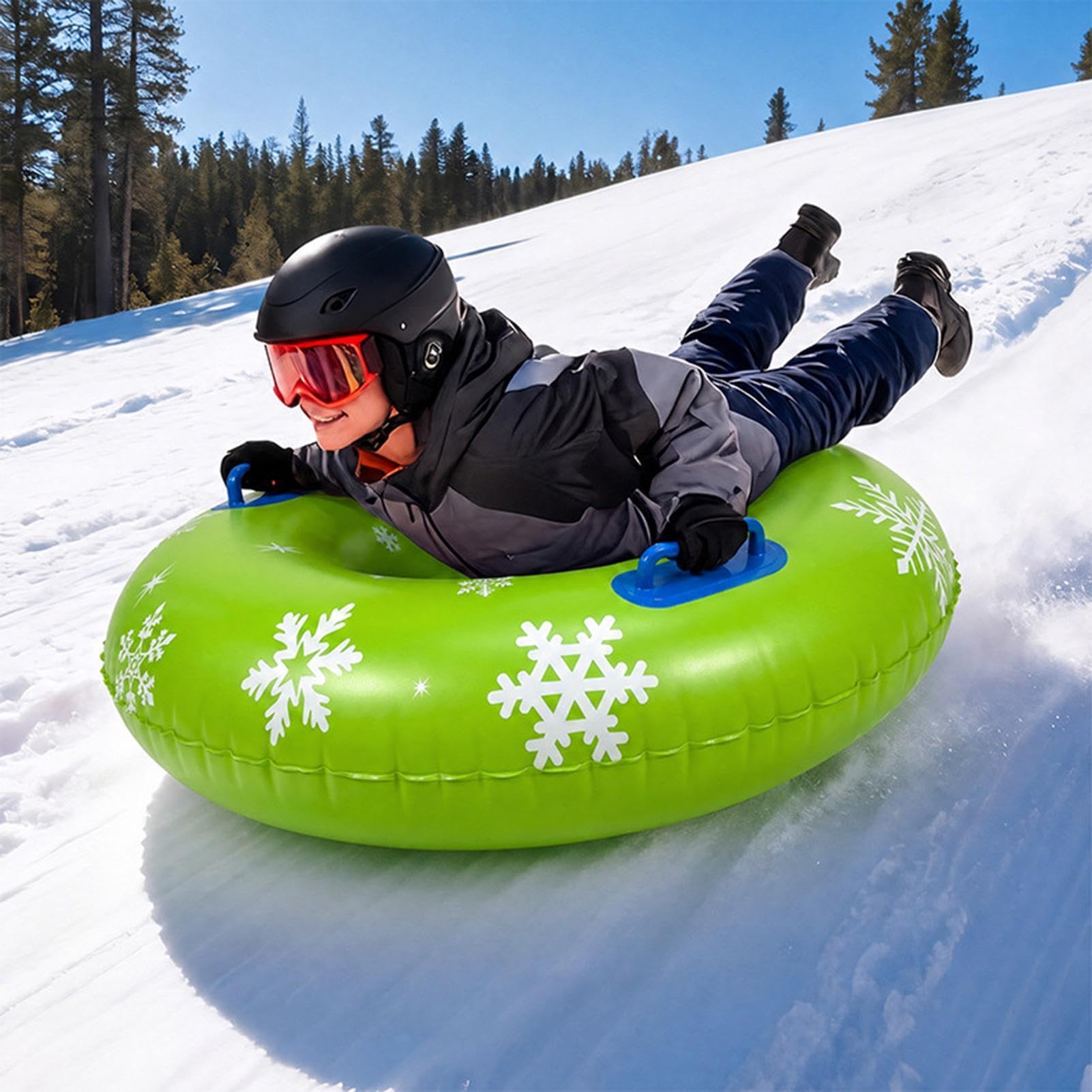 Slittino gonfiabile da neve, giocattolo invernale per esterni