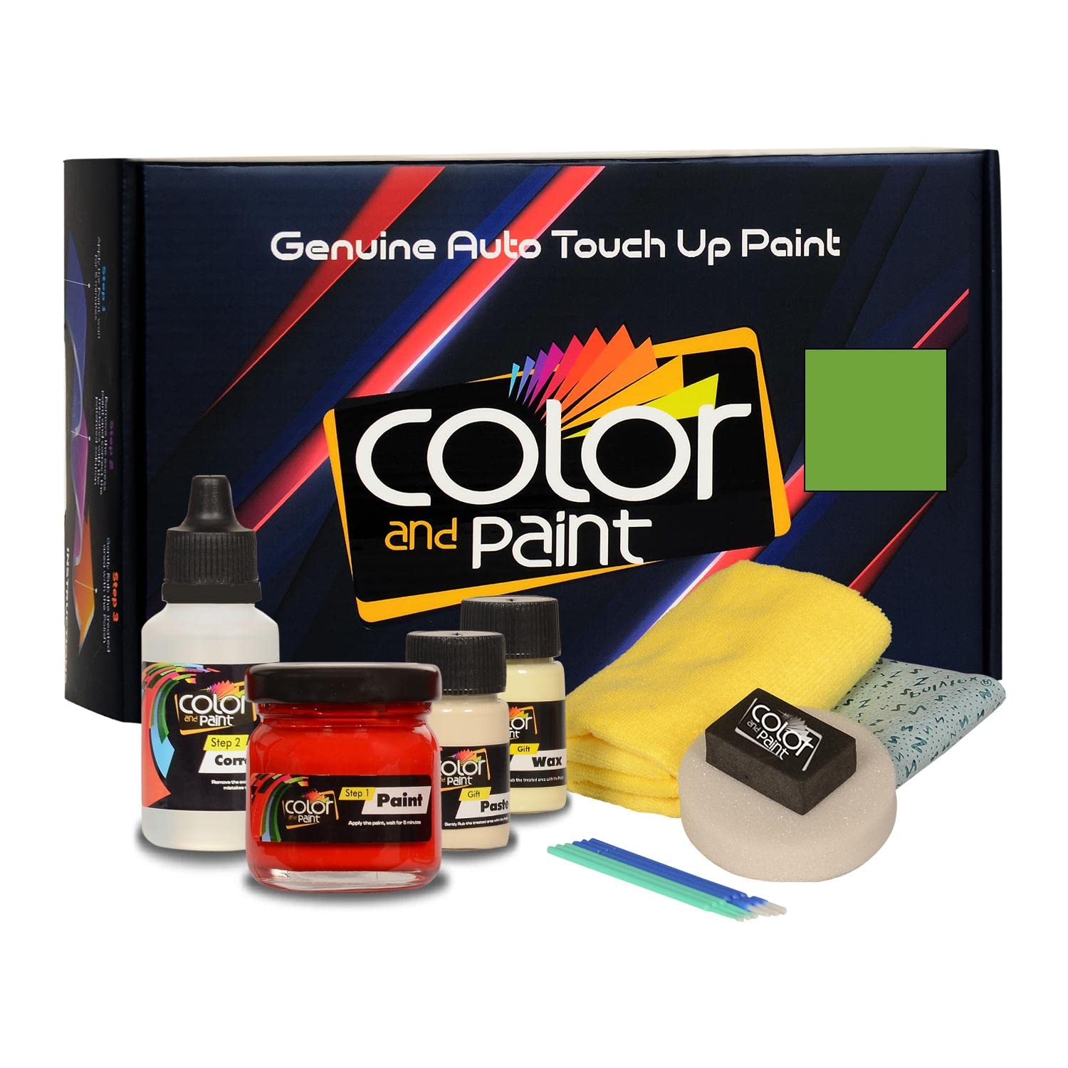 for Dodge Servpro Green - P51 Touch Up Paint - Exact Match, OEM Quality - All Models Compatible Scratch Repair Kit - Plus
