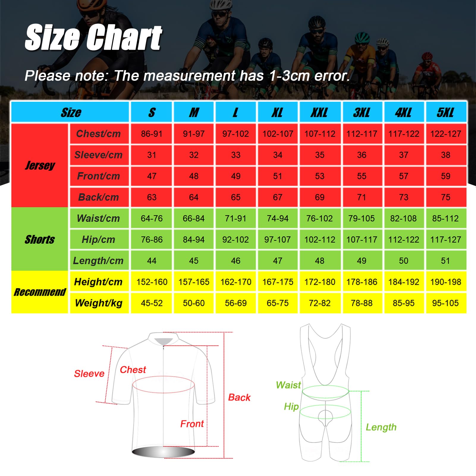 Maillot Cyclisme Femme Tenue Cycliste Été Manche Courte MTB Jerseys Shirt Cuissard à Bretelle 19D Coussin Gel Ensemble Cycling Respirant Séchage Rapide
