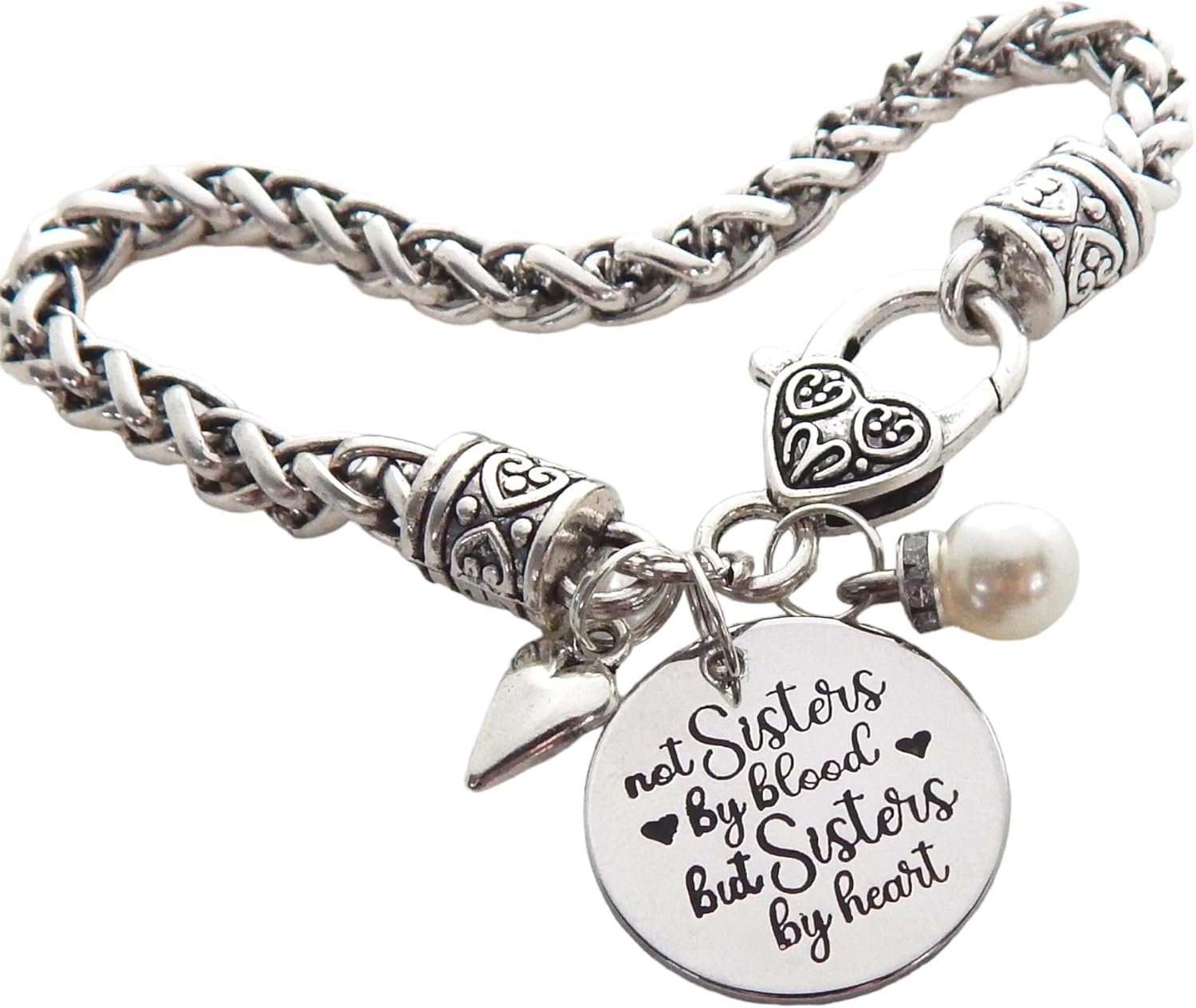 Sister Friendship Bracelet Sister Gift from Sister Birthday Gift A Sister is God's way of making sure we never walk alone, Sister Jewelry Gifts from Sister Christmas