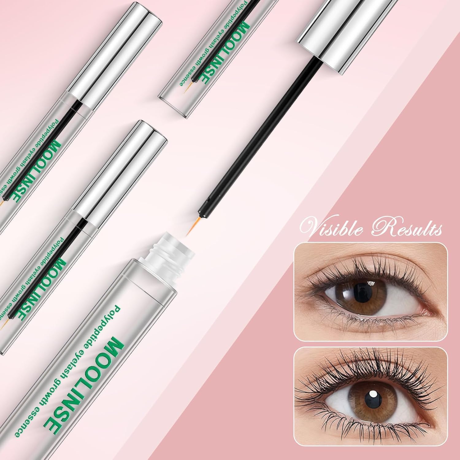 Lash Serum -Eyelash Serum for Thicker, Longer Eyelashes and Eyebrows, Advanced Natural Formula for Longer, Fuller- Safe for Sensitive Eyes - Image 8