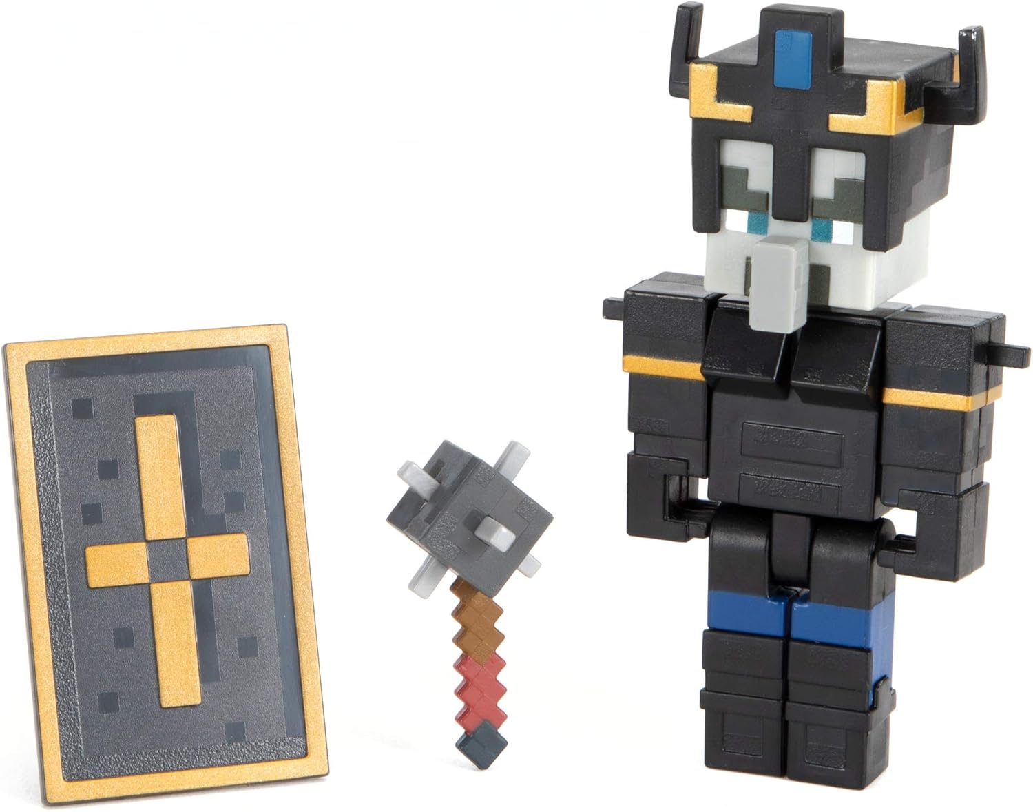 Minecraft Dungeons 3.25-in Collectible Illager Battle Figure and Accessories, Based on Video Game, Imaginative Story Play Gift for Boys and Girls Age 6 and Older