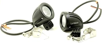 Hyxul 10W 2" PAIR Round Spot High Intensity LED Light Fog Lamp Truck RV - 9-32V DC - PAIR OF LIGHTS