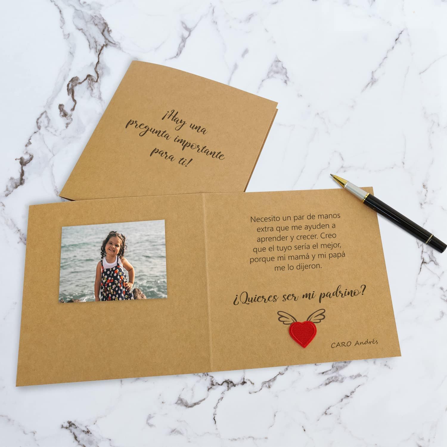 Spanish Will You Be My Godfather Proposal Card, Godfather Proposal Gift, Godfather Gifts from Godchild, Padrino Proposal Card, Godfather Request Asking Card for Baptism - Image 6