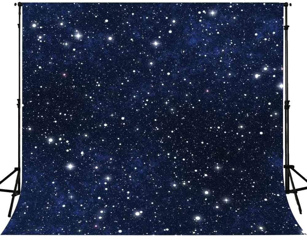 10x10ft Night Starry Sky Photo Backdrop Studio Props Stars Background GEFU639