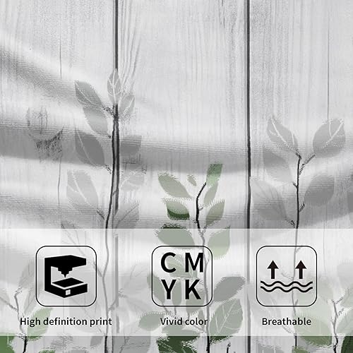 Vista 395 de Giwawa Juego de 2 toallas de mano de hojas marrones, toallas de baño bohemias suaves y delgadas, altamente absorbentes, decorativas, para cocina