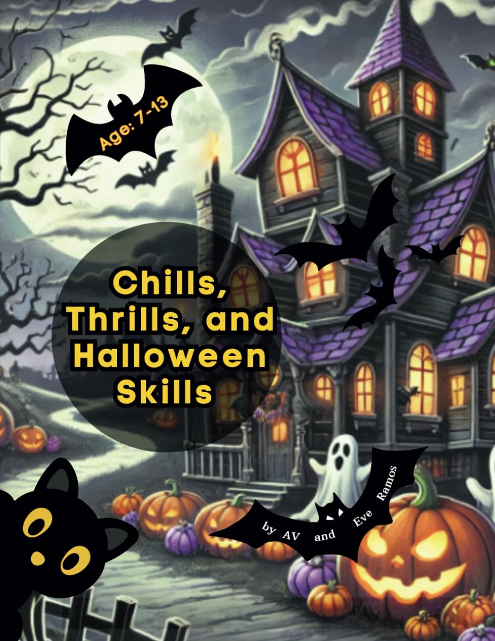 Chills, Thrills, and Halloween Skills: Halloween Fun Coloring Book