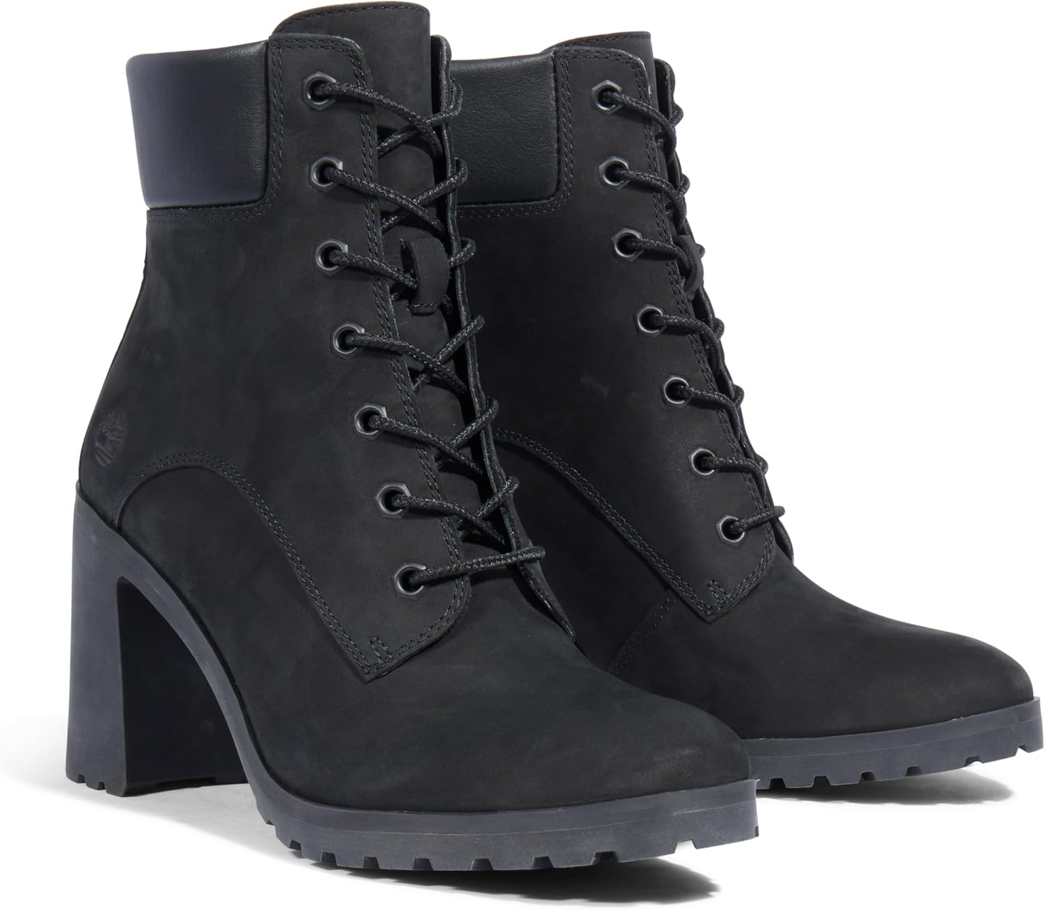 Timberland Womens Allington Lace Up Casual Boots Ankle High Heel 3" & Up - Brown - Image 5