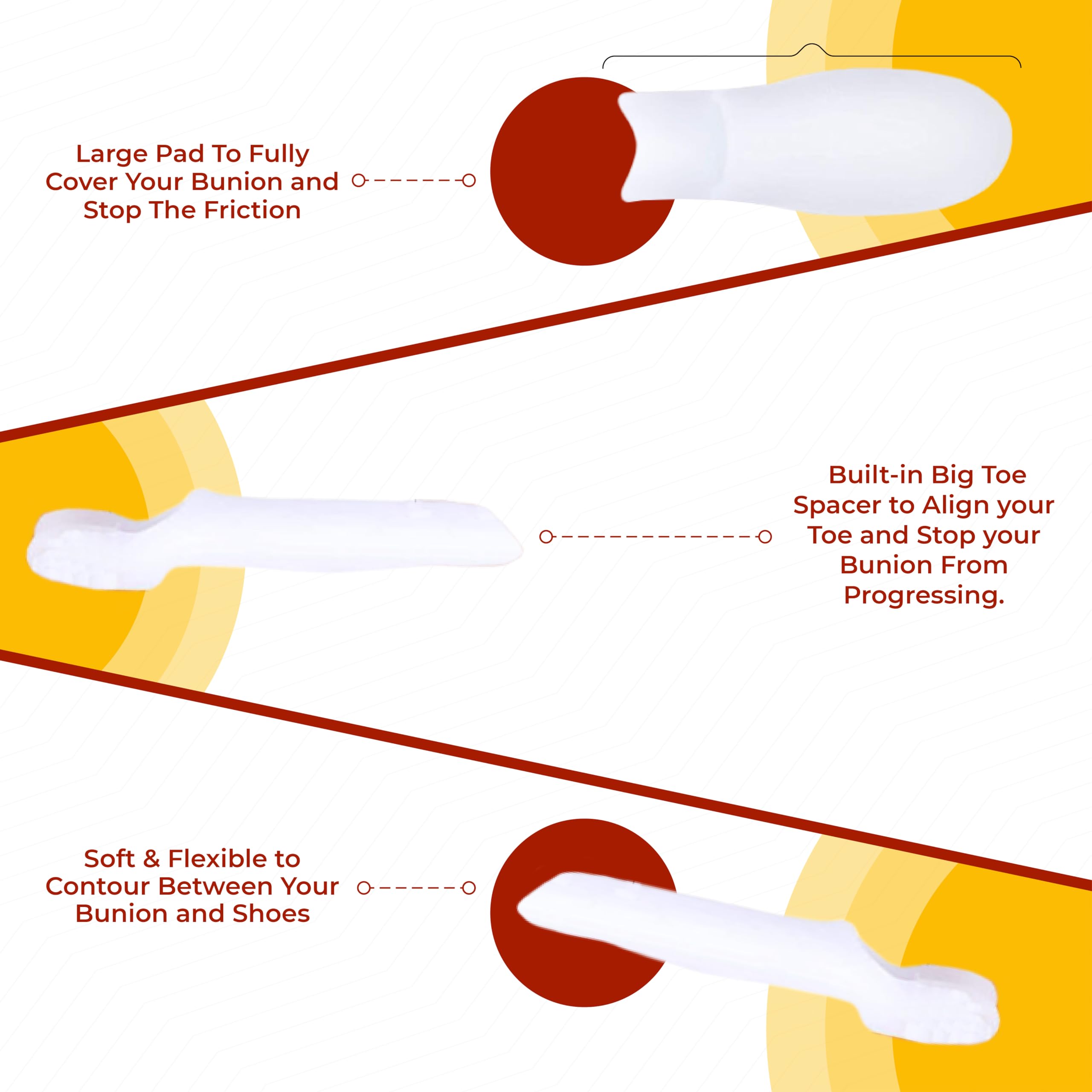 The Foot Guru - Corrector y protector de juanetes suave