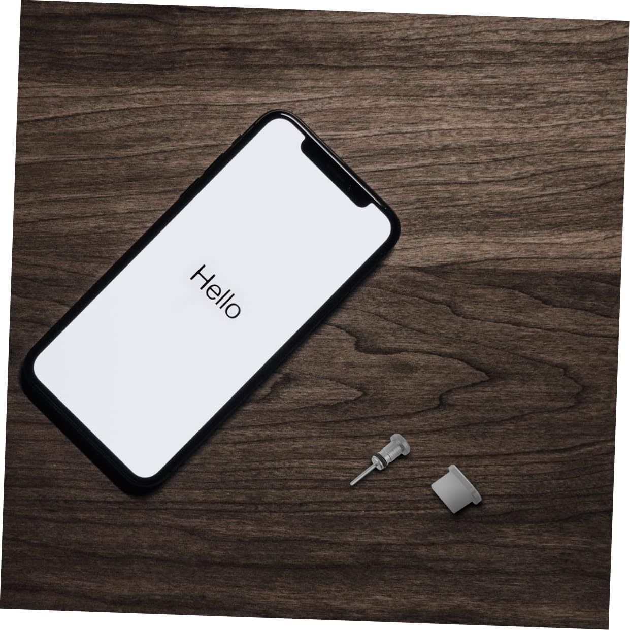 2Pcs Silver Charging Port Plugs Reusable Protective Caps for Phone Accessories Simple Design Compatible with Type Devices and Heat image 5